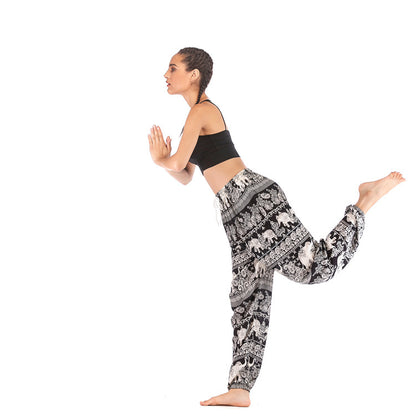 Women's Casual Laced Harem Pants