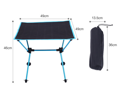 Compact Adventure Table in Oxford & Aluminum