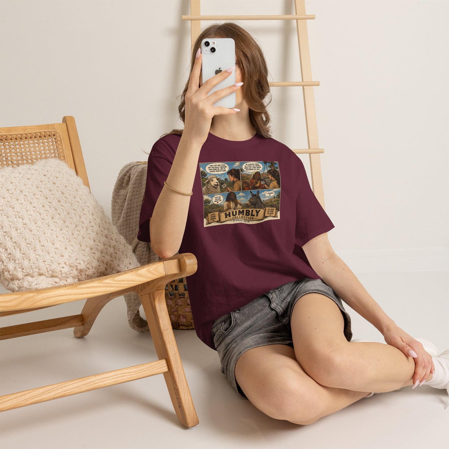 Humbly Comic Interview Panel Tee — Humbly Graphic T-Shirt