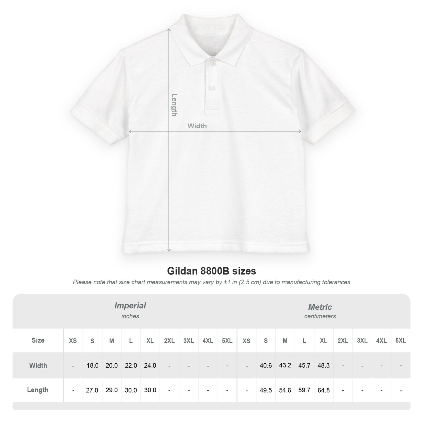 Youth Polo Shirt with 'Original' Vintage Stamp Logo — Kids School Uniform / Casual