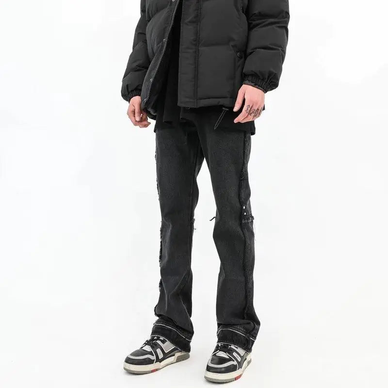 Men's Black Pocket Jeans