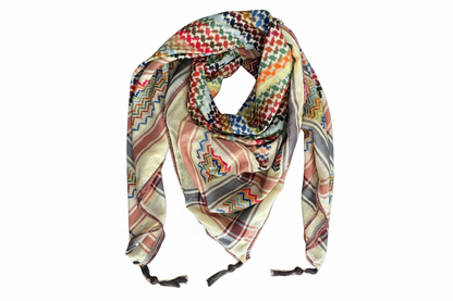 Vibrant Sandy Yellow Kufiya (Keffiyeh) | Made in Jordan