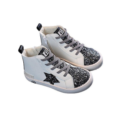 Starry Winter Kids' High-Tops
