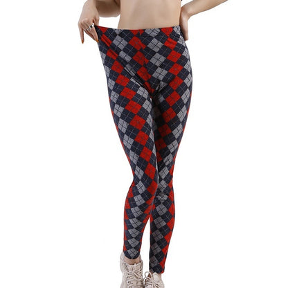 Women's Plaid Leggings Leggings