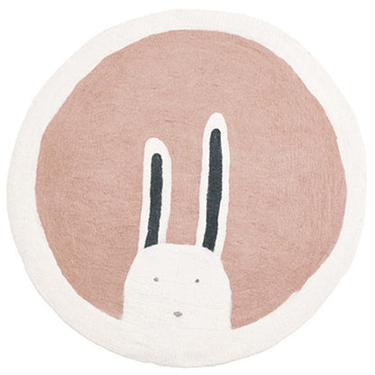 Adorable Kids' Cartoon Play Rug, Machine Washable