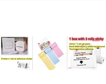 Mini Bluetooth Label & Photo Printer