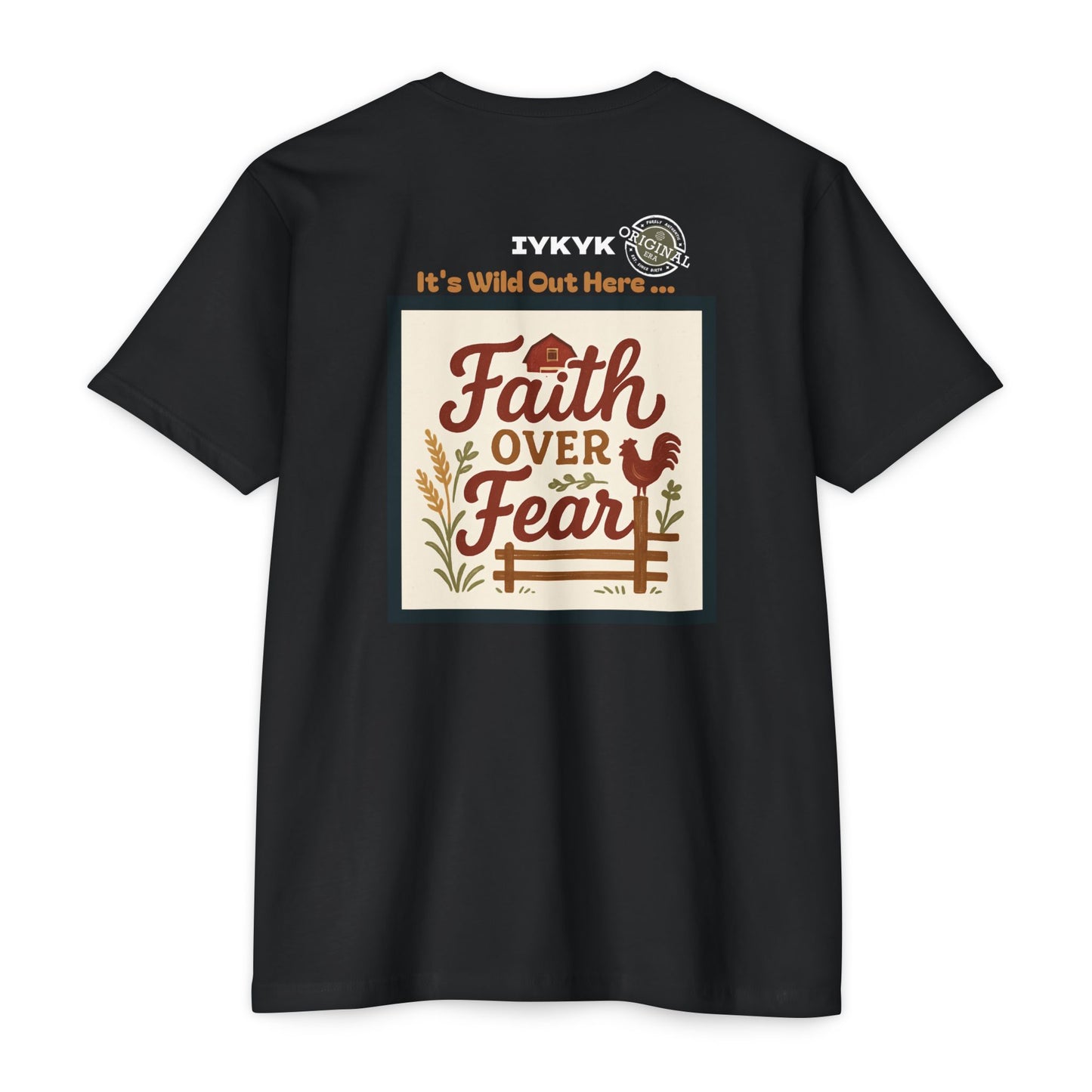 Faith Over Fear Vintage Cow T-Shirt