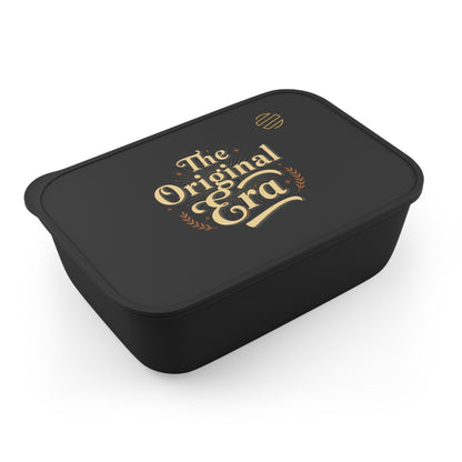 Bento Box — "The Original Era" Reusable PLA Lunchbox with Band & Utensils