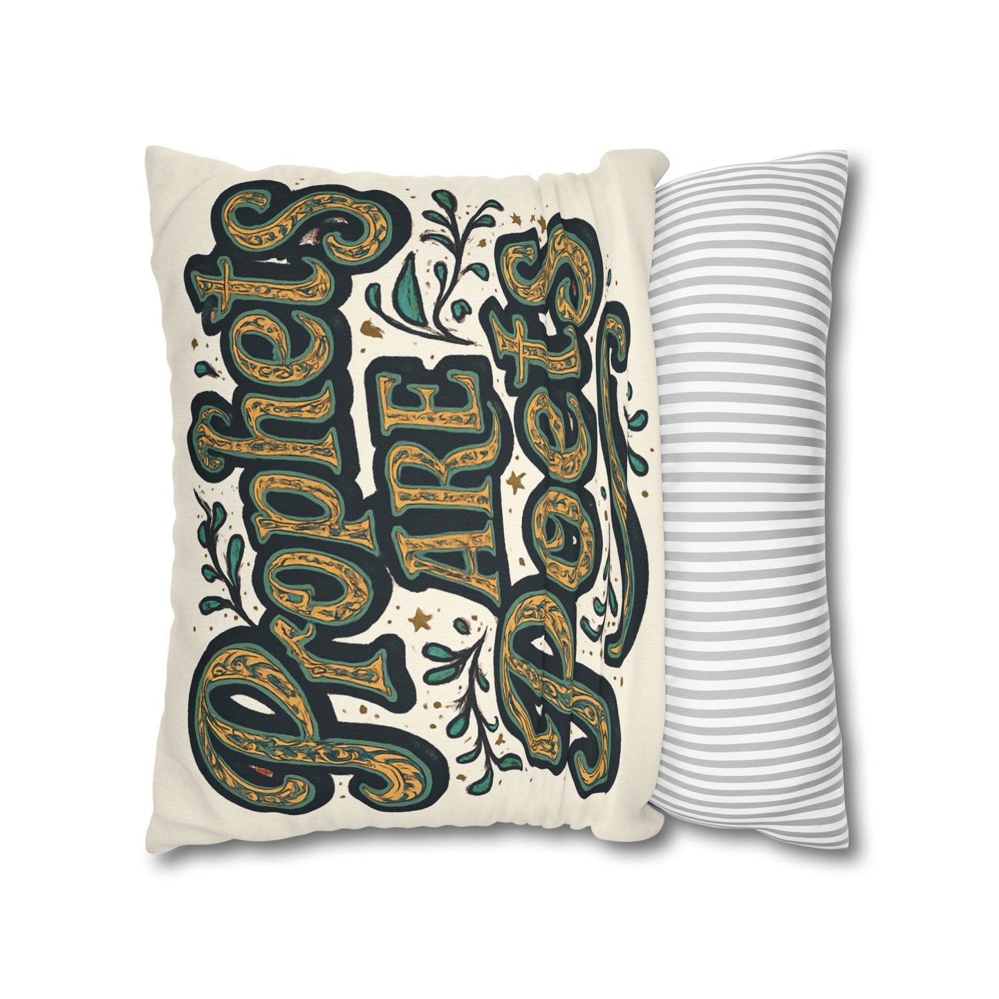 Prophets Are Poets Decorative Pillowcase — Inspirational Quote Throw Pillow