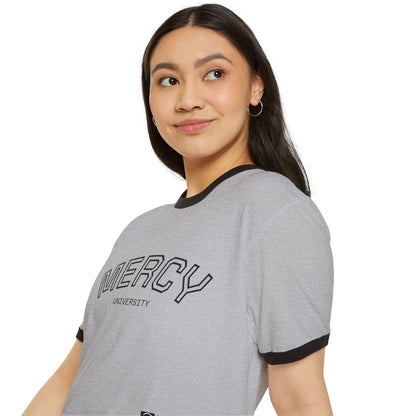 Mercy University Ringer T‑Shirt — Vintage "Original Era" Collegiate Tee