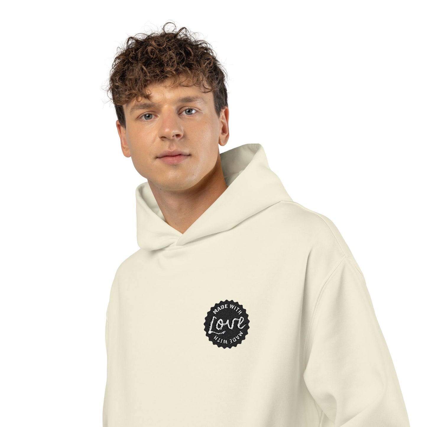 Made with Love Relaxed Hoodie — Cozy Casual Sweatshirt for Everyday Wear