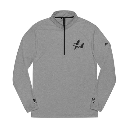 Embroidered Goose Flight Quarter-Zip Pullover