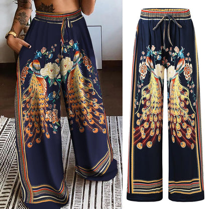 Women's Peacock Harem Pants