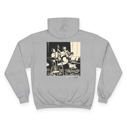 Vintage Jazz 'Midnight Breakfast' Hoodie — Retro Graphic Pullover