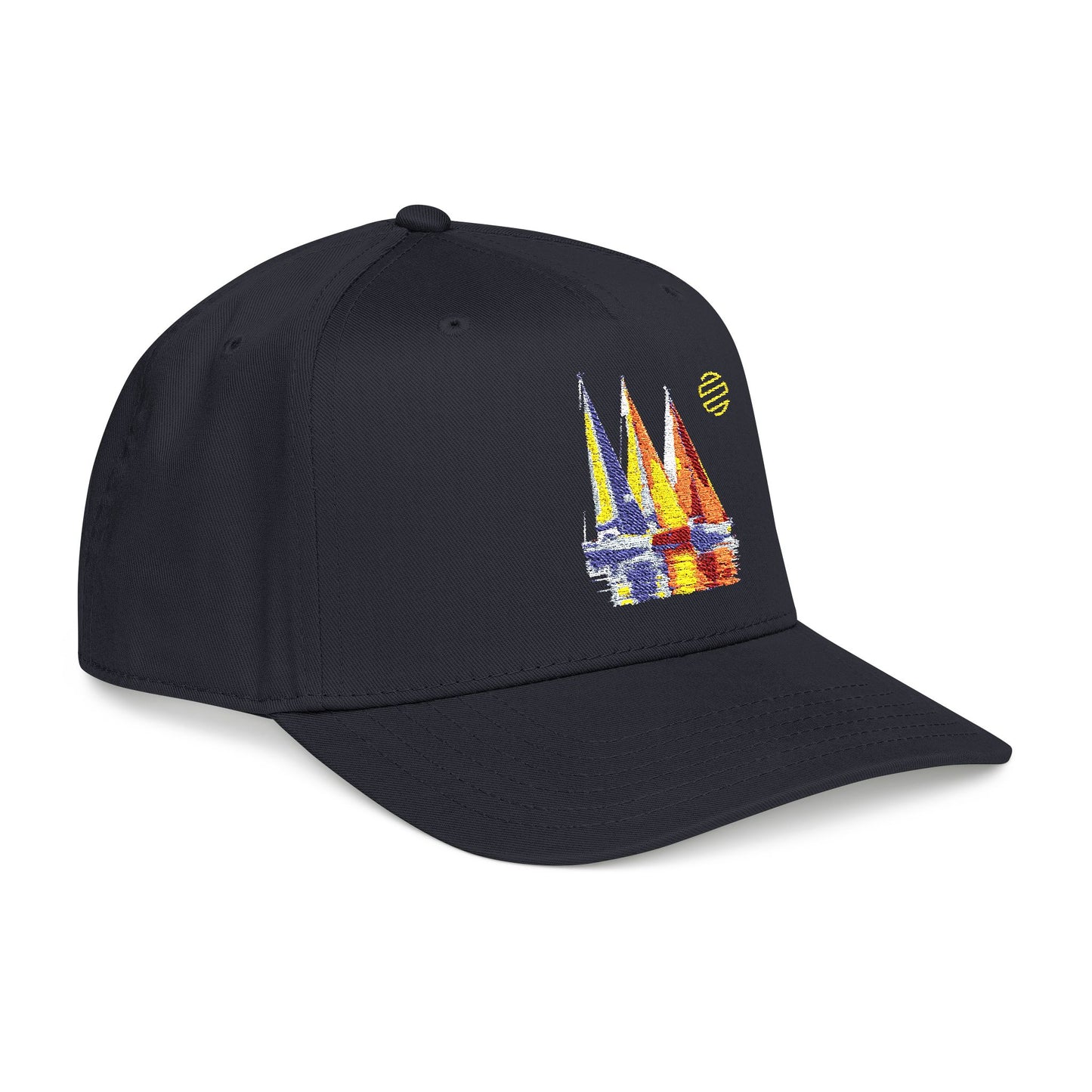 Sailboat Embroidered Baseball Cap – Nautical Summer Sun Hat