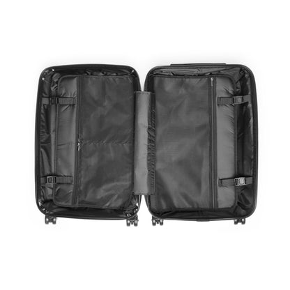 Classic Black Carry-On Suitcase – Lightweight Hardshell Travel Luggage with Spinner Wheels