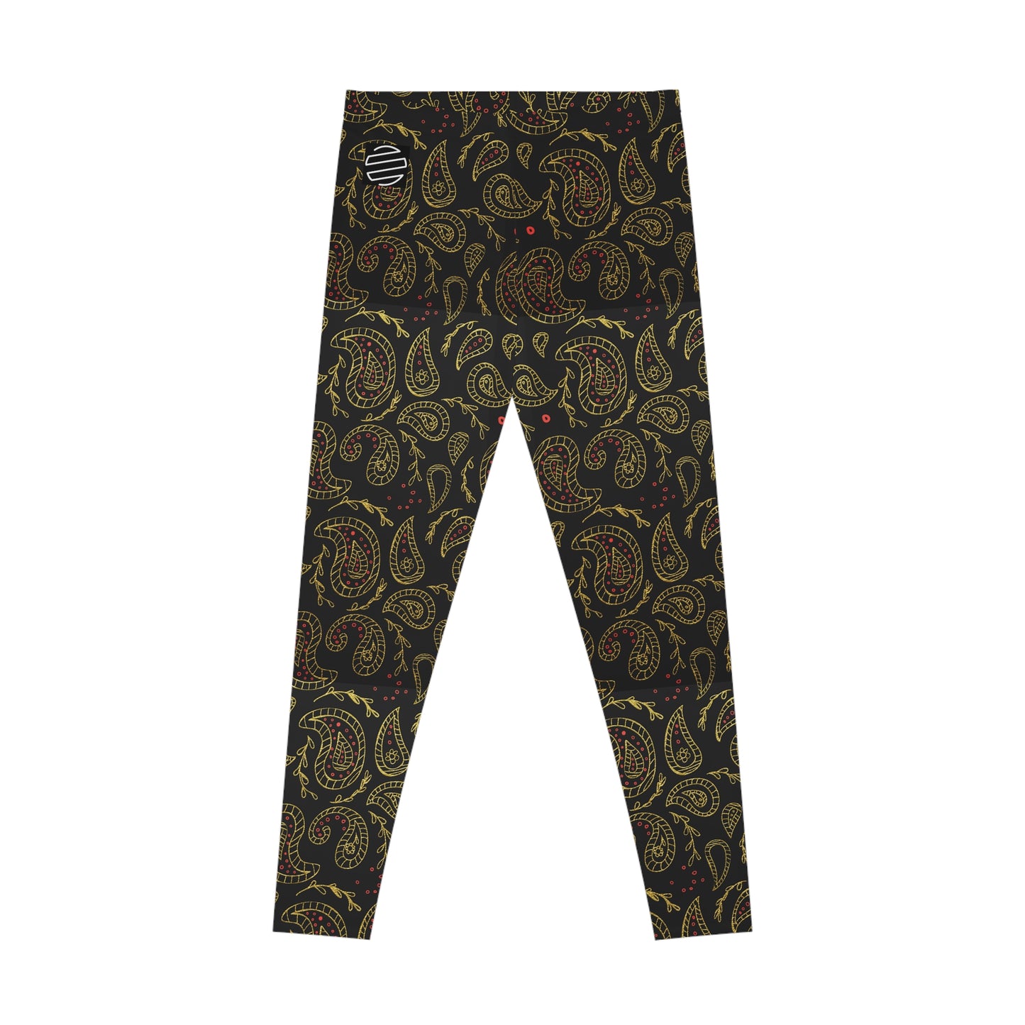 Original Era Retro's Stretch Leggings — Boho Black & Gold