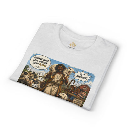 Lost & Found Sheep Graphic T-Shirt — “God Has My Back” Humble Collection