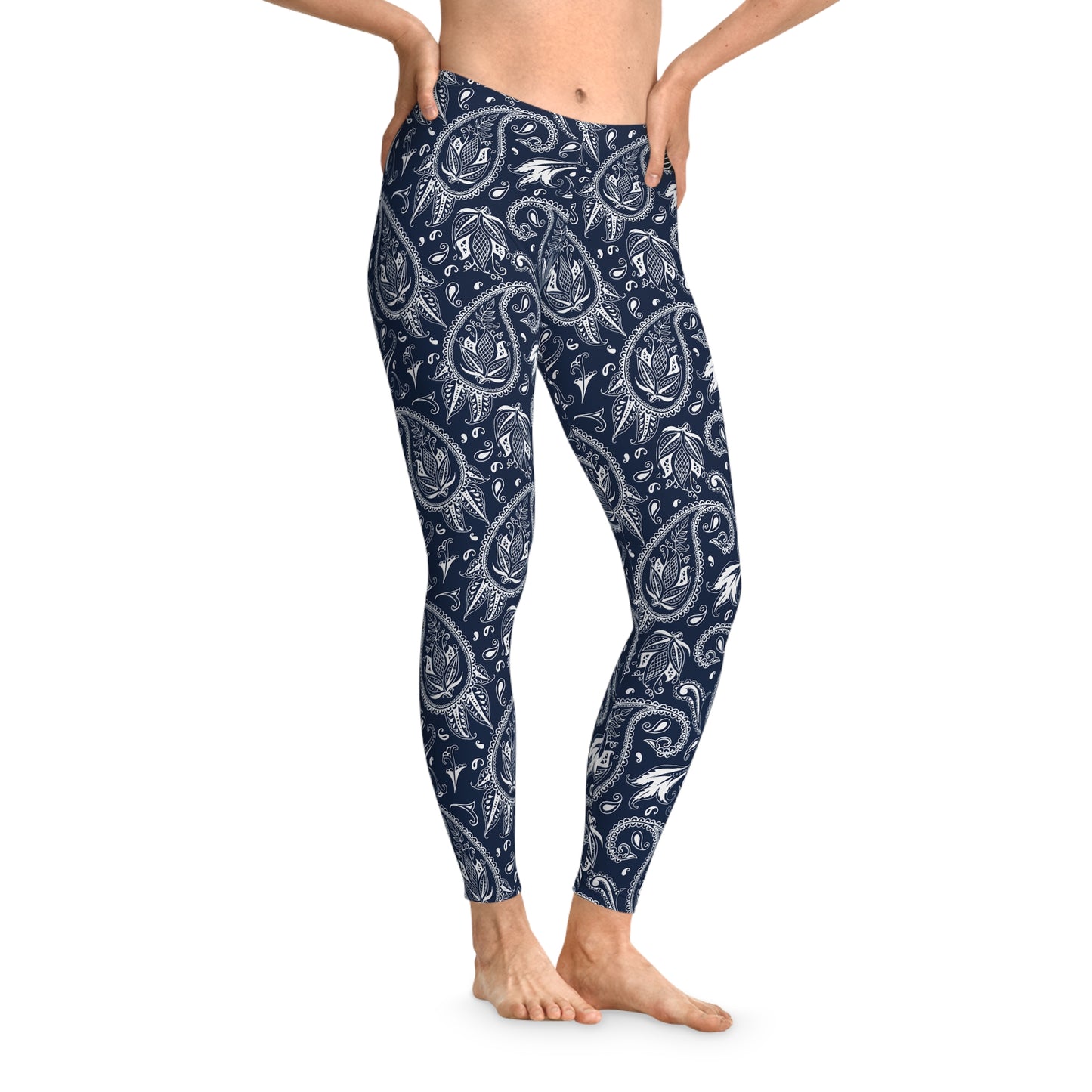 Floral Boho Yoga & Everyday Stretch Leggings