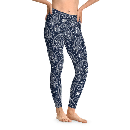 Floral Boho Yoga & Everyday Stretch Leggings