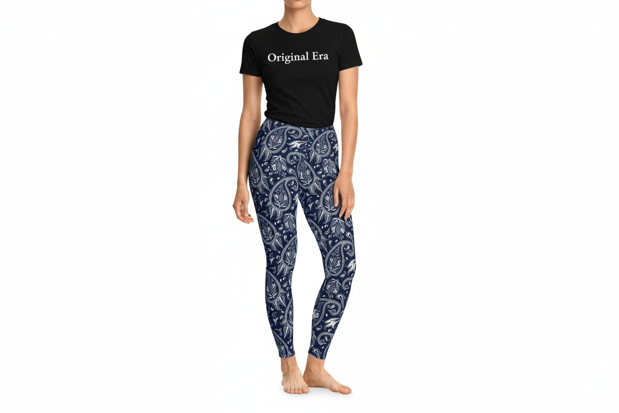 Floral Boho Yoga & Everyday Stretch Leggings