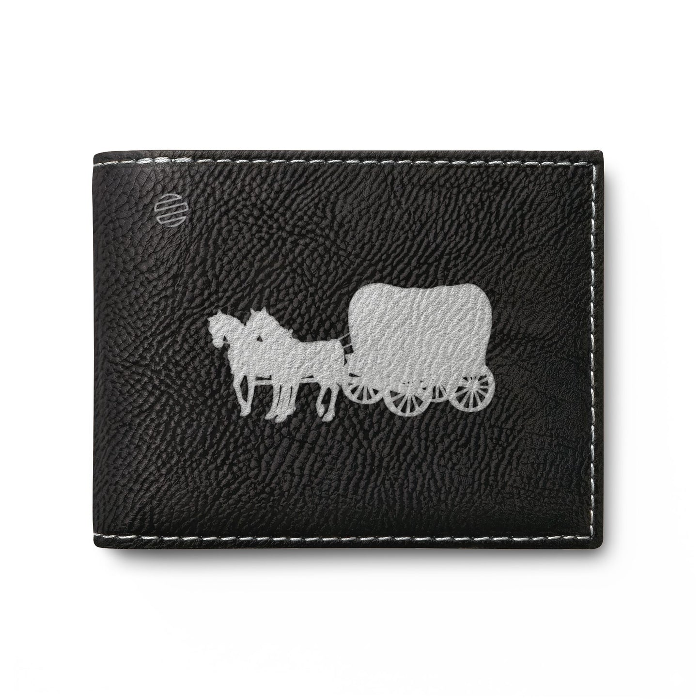 Covered Wagon Silhouette Bi-Fold Wallet