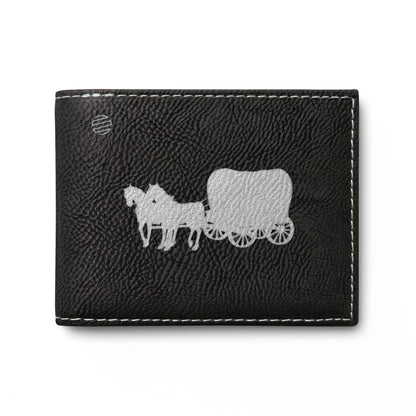 Covered Wagon Silhouette Bi-Fold Wallet