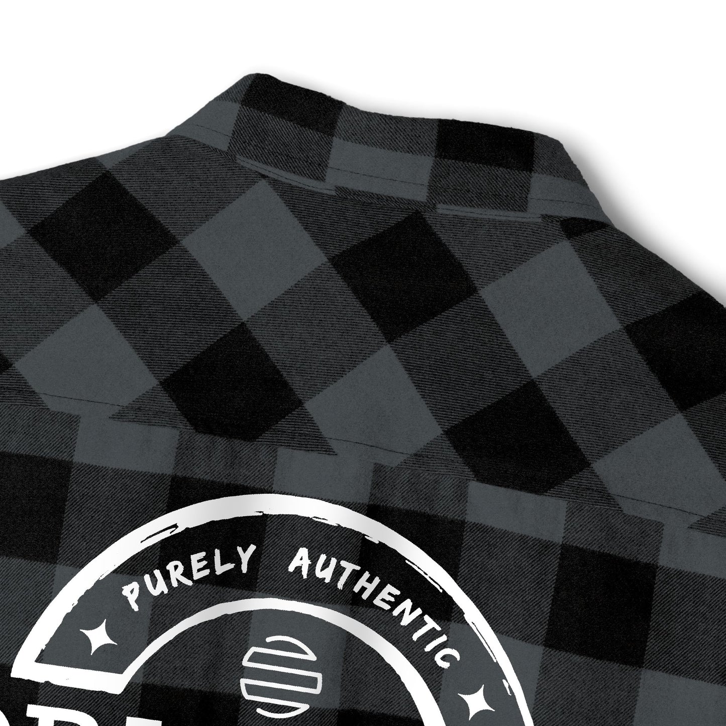 Original Era Plaid Flannel Shirt — Vintage Logo Back