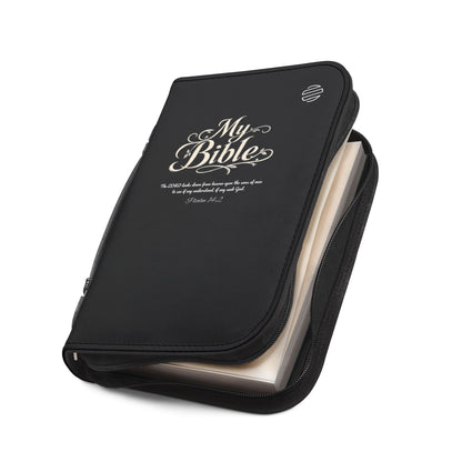 My Bible Zippered Cover — Scripture Verse Protective Case for Bible