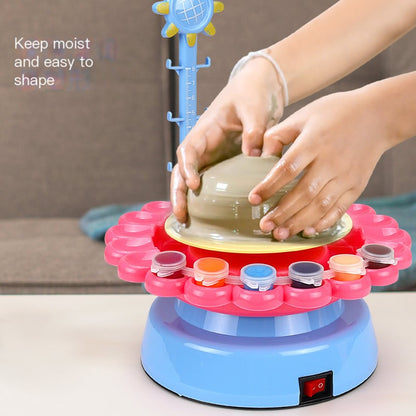 Electric Pottery Wheel Toy for Kids DIY Crafting