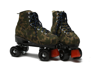 Camouflage Sneakers Flash Roller Quad Skates