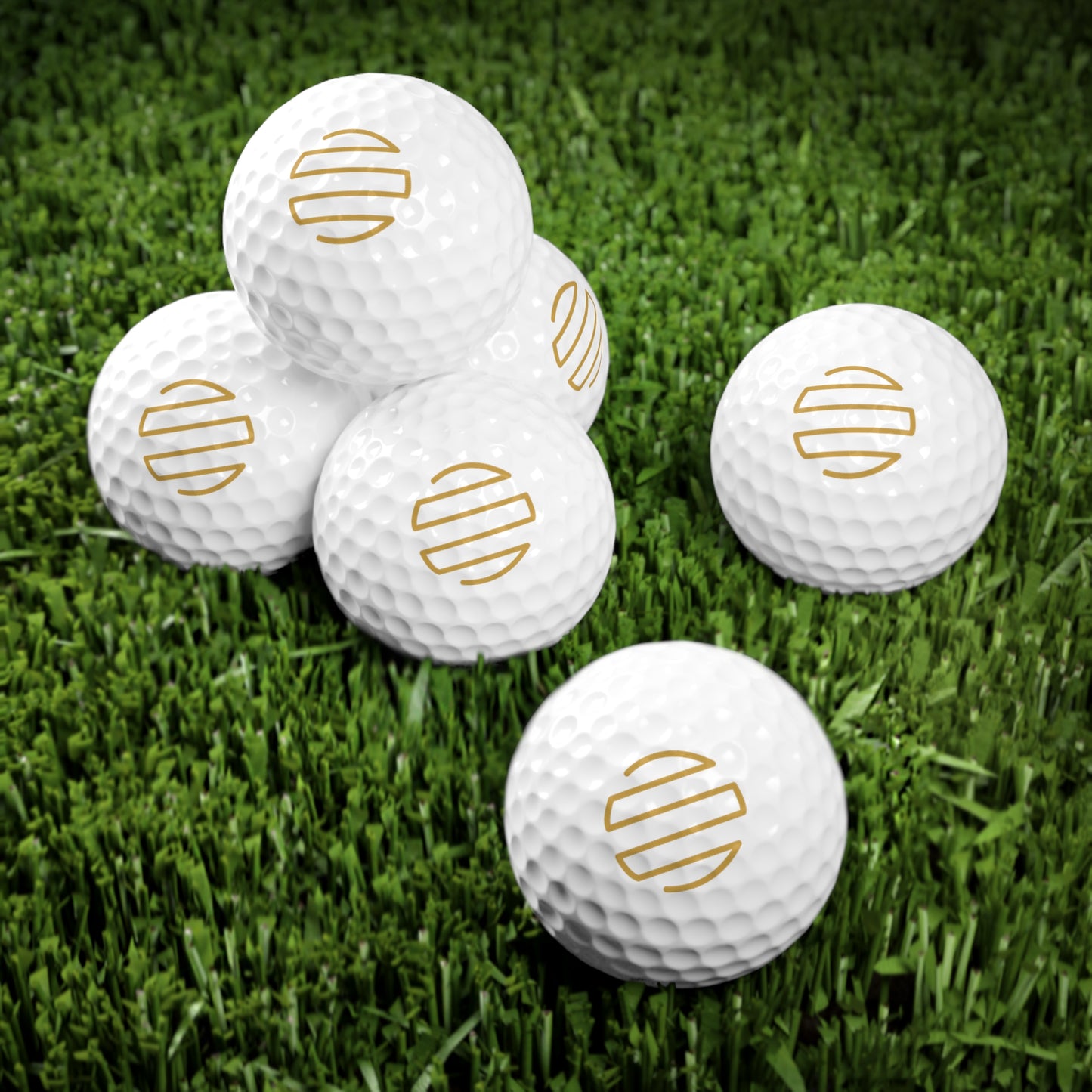 Original Era Gold Golf Balls, 6pcs