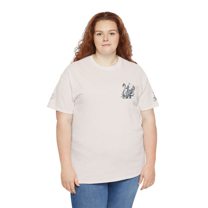 Embroidered Swan Tee — Elegant Swan Embroidery Graphic T-Shirt