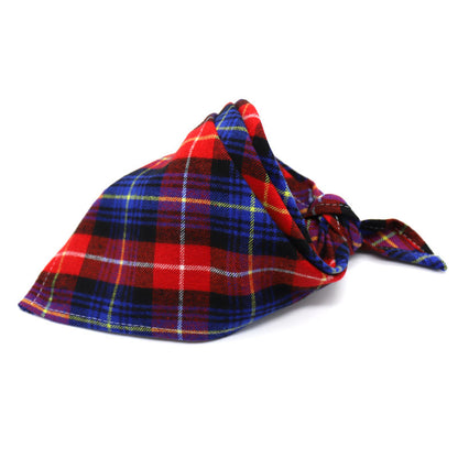Scottish Plaid Large Baby Bib