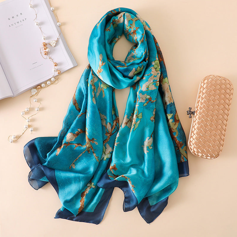 Chic Beach Silk Shawl