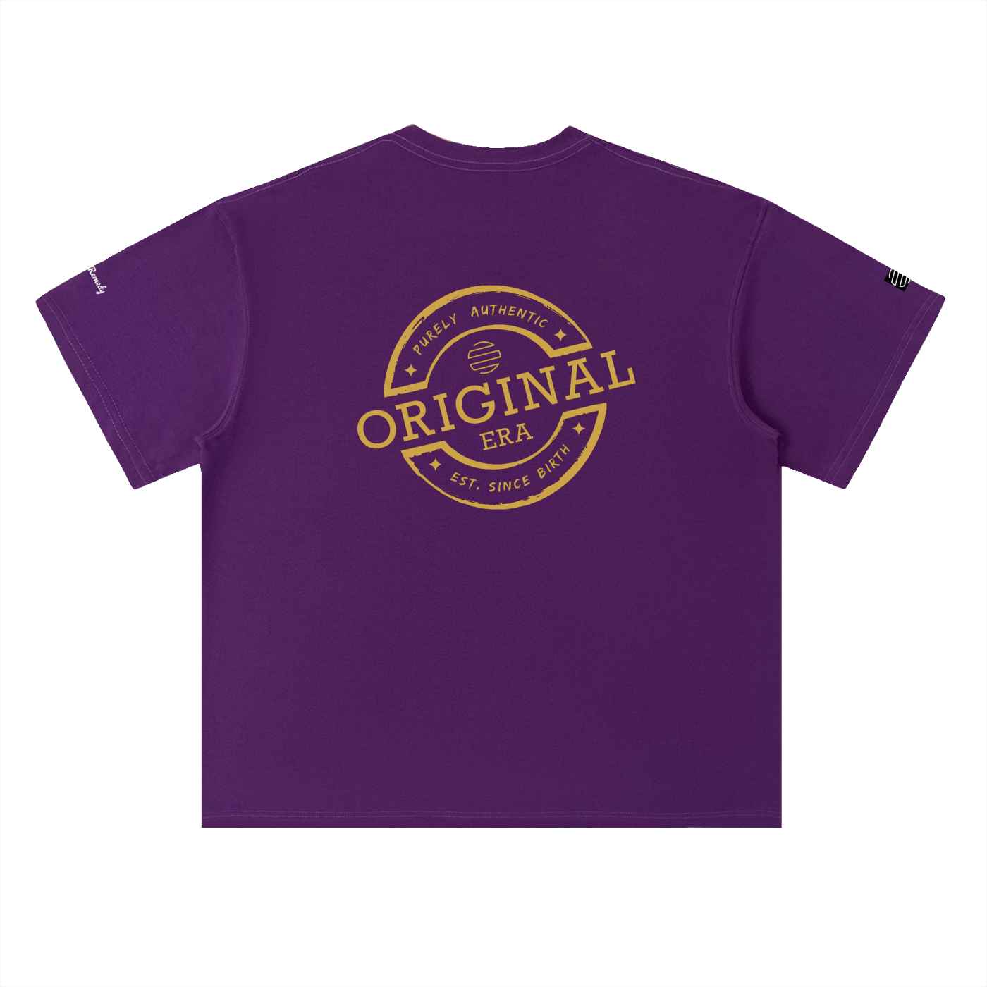 Retro "Home" Heavyweight Drop Shoulder Cotton T-Shirt