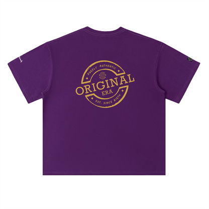 Retro "Home" Heavyweight Drop Shoulder Cotton T-Shirt