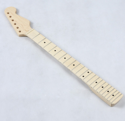 ST Electric Guitar Neck in Matte Natural Wood Finish
