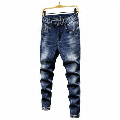 Men's Slim Black Jeans - Versatile Style