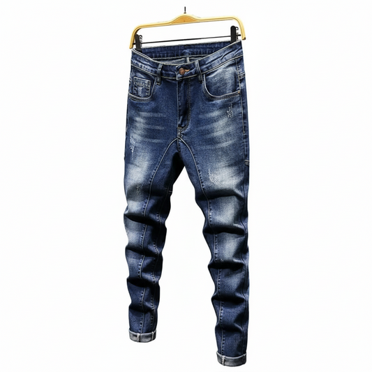 Men's Slim Black Jeans - Versatile Style