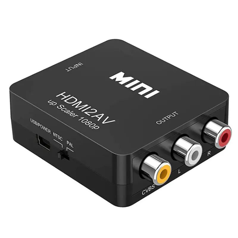 RCA to HDMI 1080P Video Audio Converter Adapter