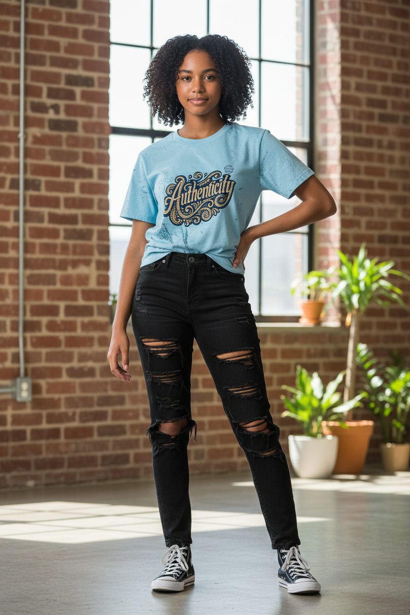 Youth 'Authenticity' Vintage Graphic T-Shirt — Original Era Retro Tee