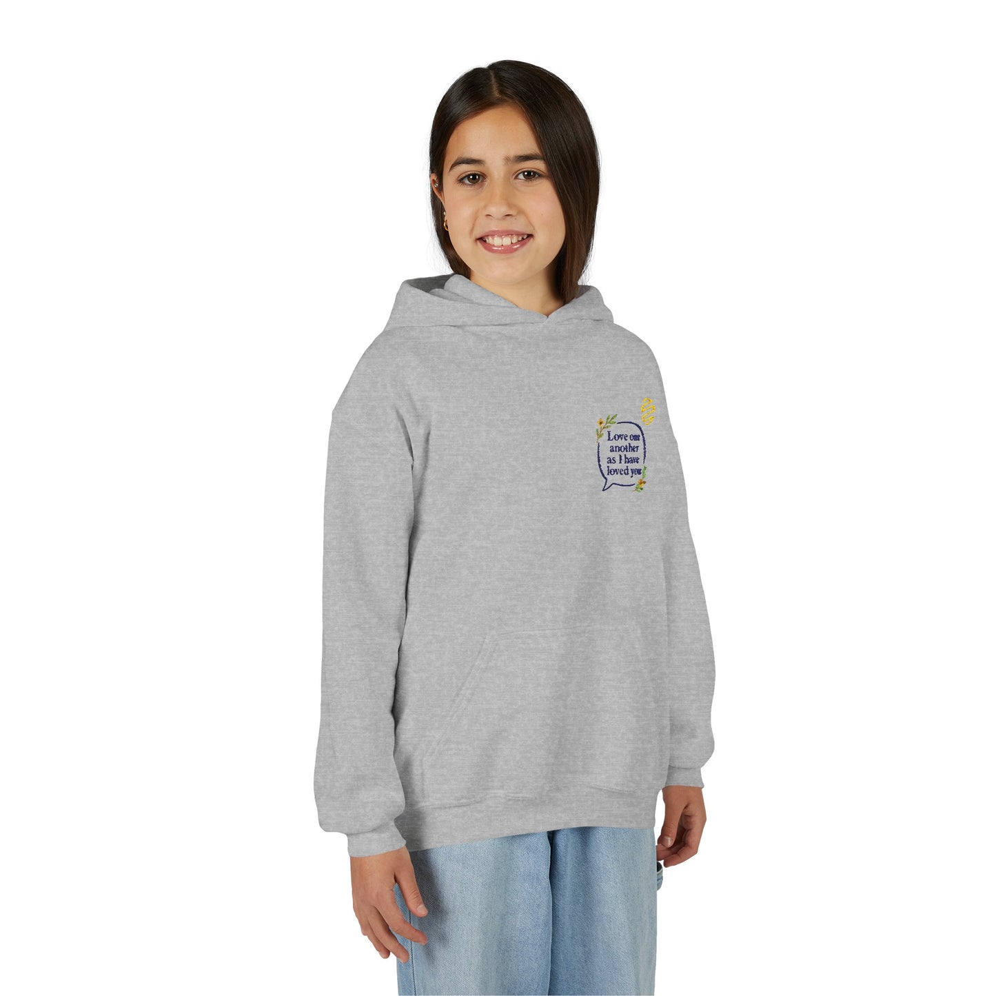 Youth Inspirational Love Quote Cozy Hoodie - Teens