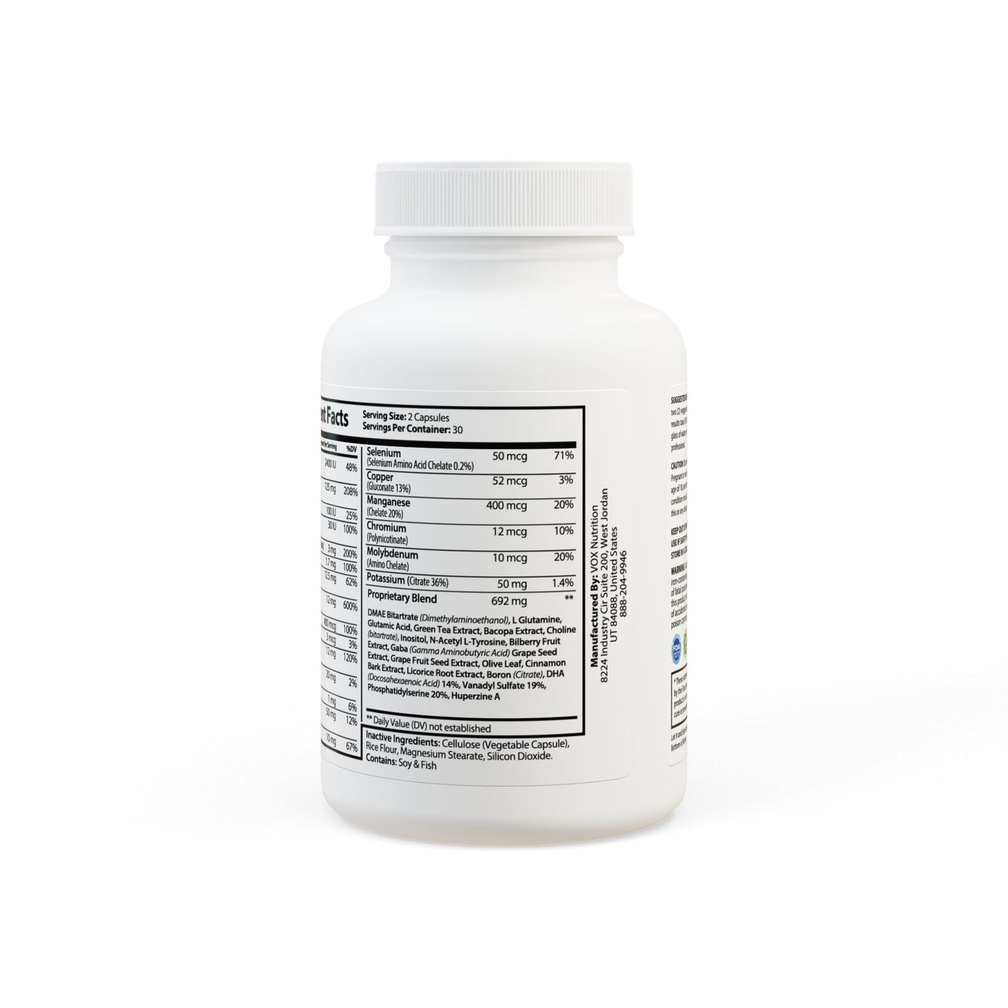 Supplement Capsules Brain Support Complex