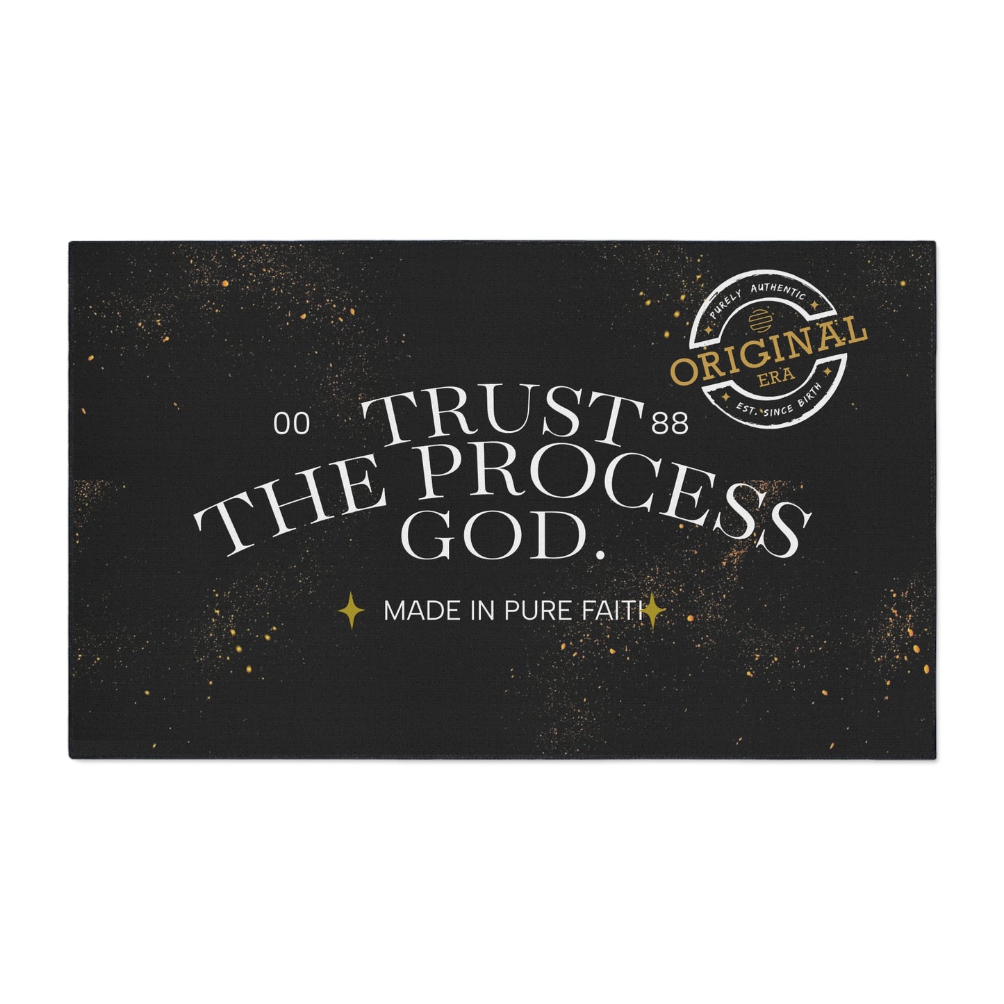 Heavy Duty Floor Mat with Inspirational Design - Trust the Process, Non-Slip Area Rug, Motivational Home Decor, Faith-Based Welcome [...]