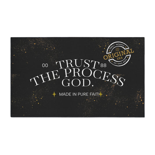 Heavy Duty Floor Mat with Inspirational Design - Trust the Process, Non-Slip Area Rug, Motivational Home Decor, Faith-Based Welcome [...]