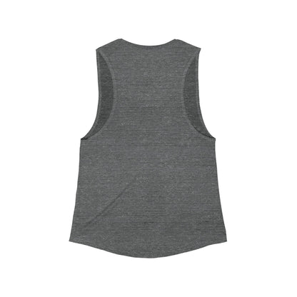 Women's Ocean Wave Scoop Muscle Tank — Vintage Surf Sunset Graphic