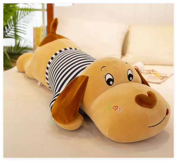 Snuggle Buddies Dog Plush Pillow