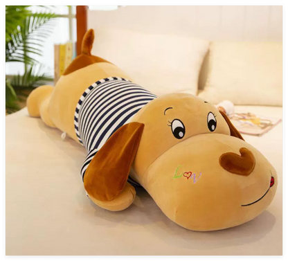 Snuggle Buddies Dog Plush Pillow