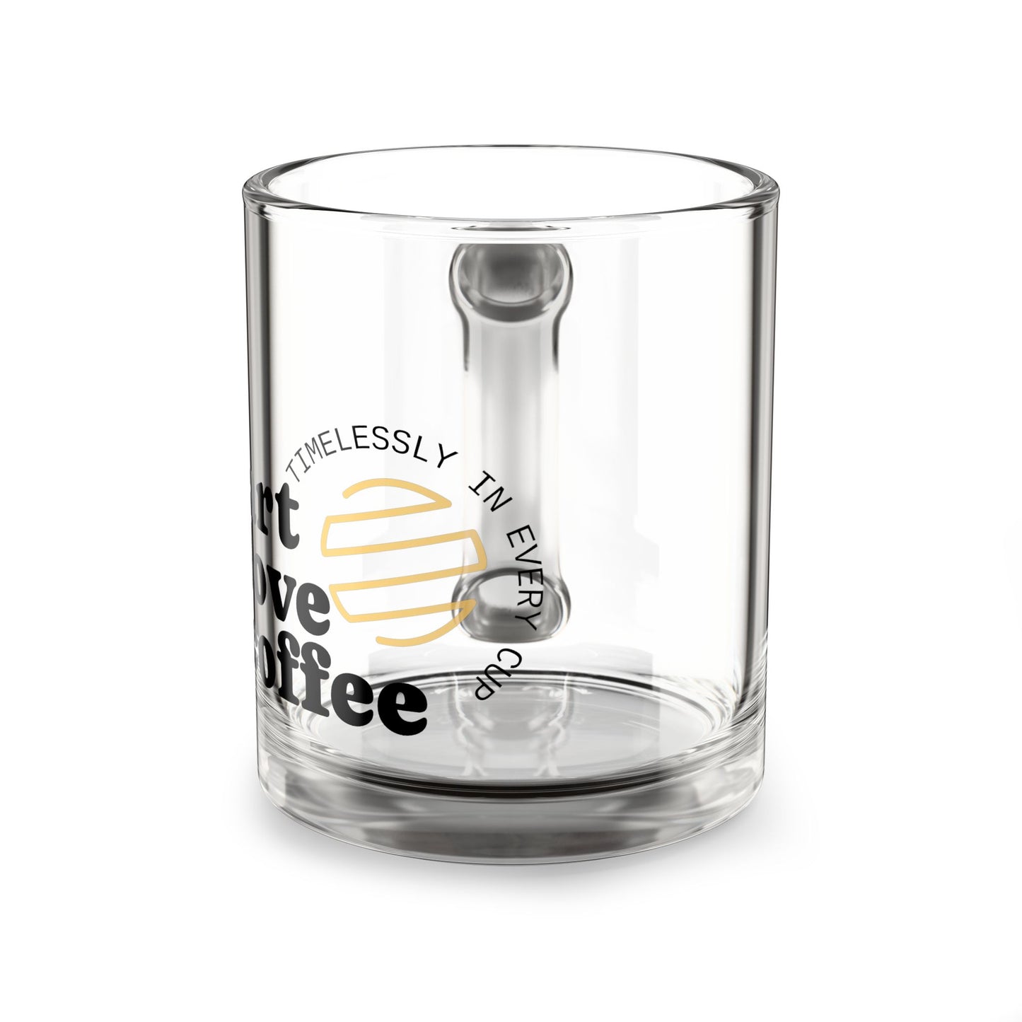 Glass Mug — Art Love Coffee 10oz Clear Coffee Mug